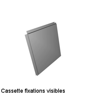 Cassette fixations visibles