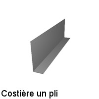 Costière un pli